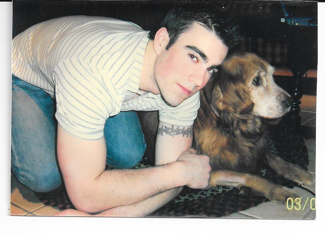 My Angel Son And His Angel Dog Sasha