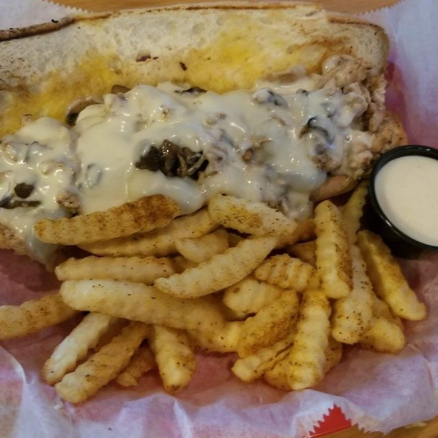 Philly Style Cheesesteak With Crab Boil Seasoned Fries