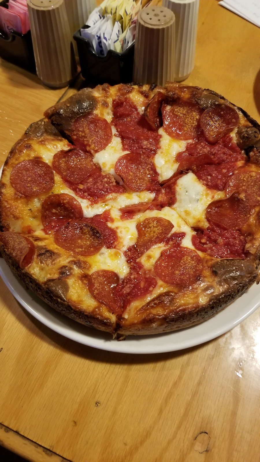 Yummy Pan Pizza At Center City Tavern