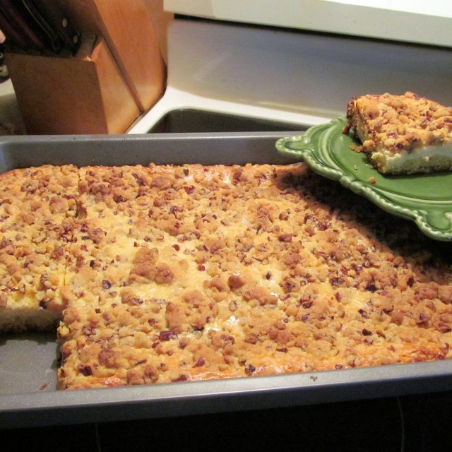 Key Lime-Cream Cheese Crumble Cake