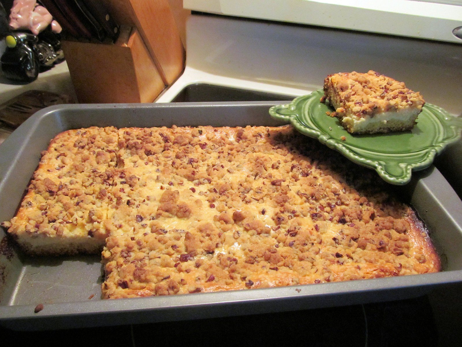 Key Lime-Cream Cheese Crumble Cake