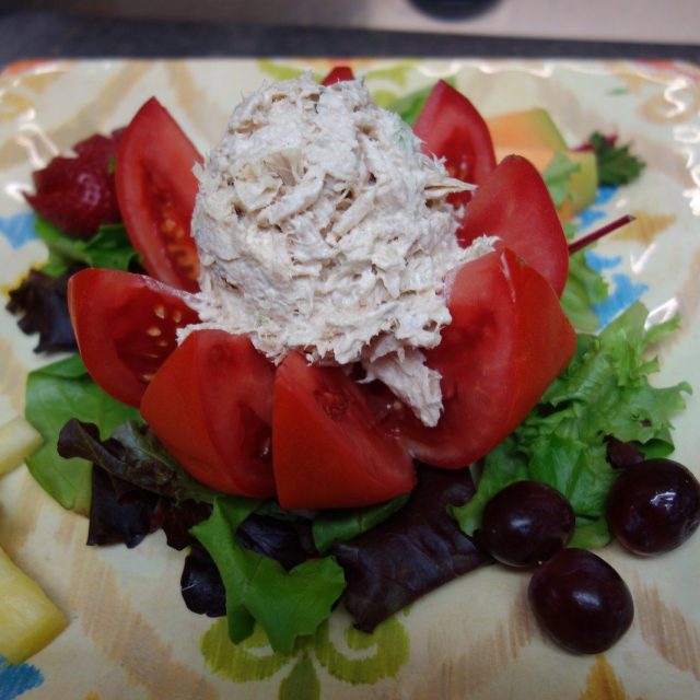 Tuna Salad Stuffed Tomato