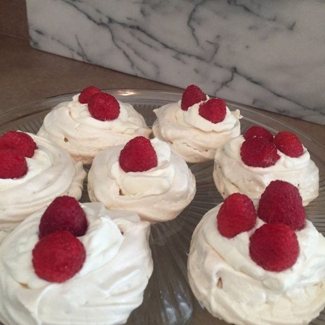 Easter Raspberry Pavlova