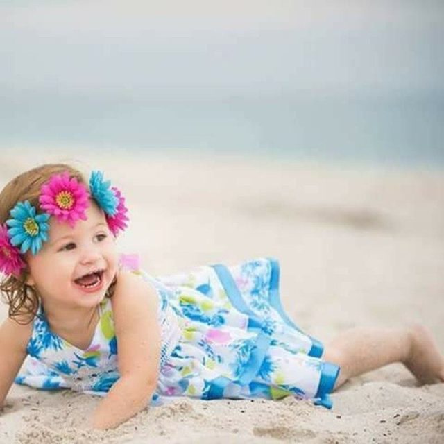 A Little Sand Between HerToes Always Takes Away Her Woes!