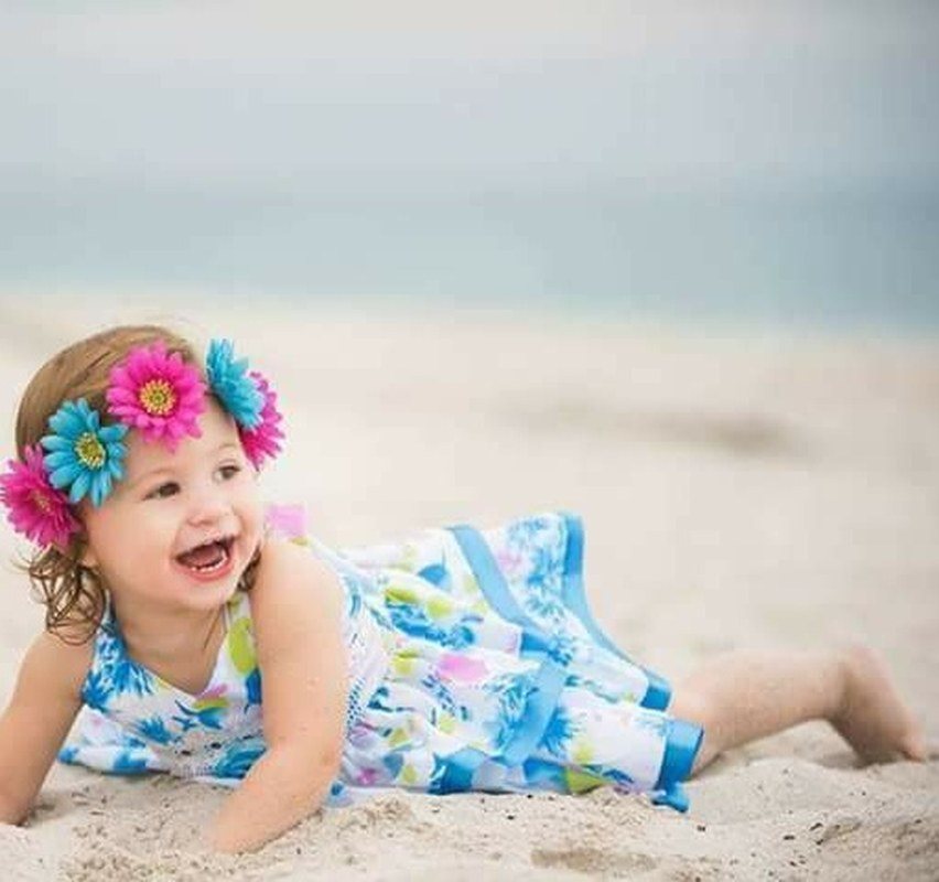 A Little Sand Between HerToes Always Takes Away Her Woes!