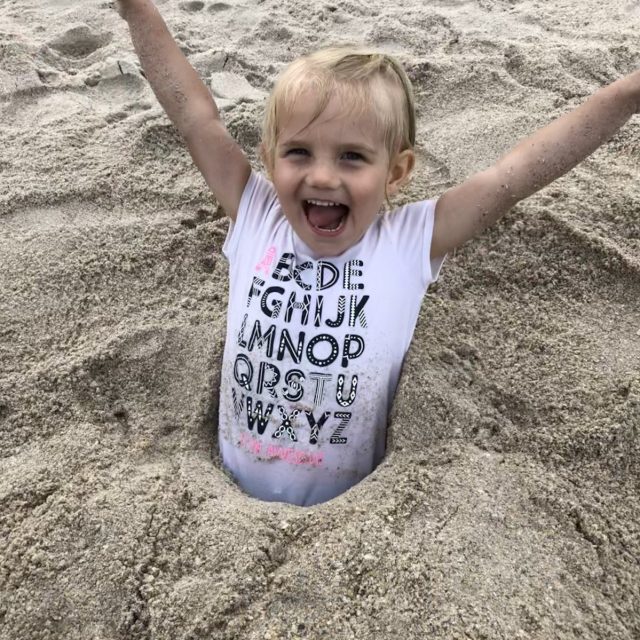 First Time Buried In The Sand!