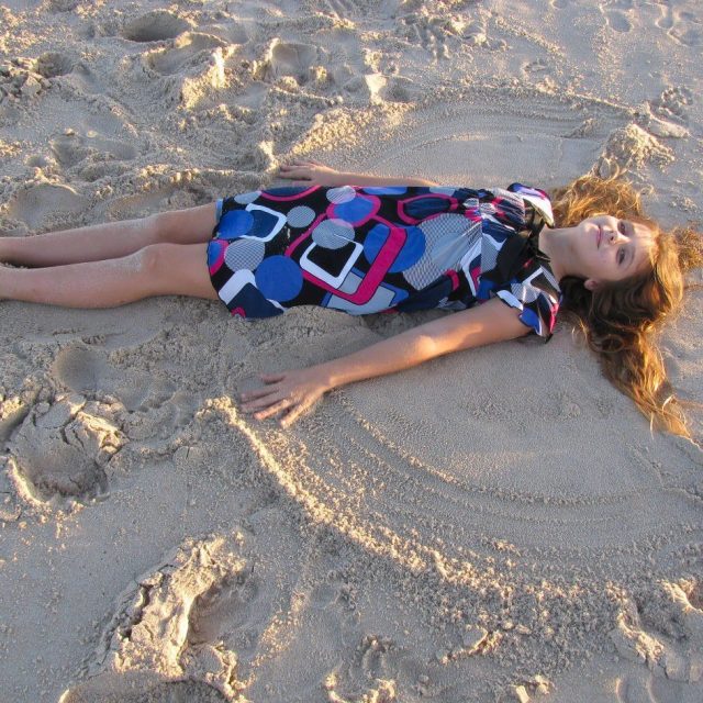 Making Sand Angels