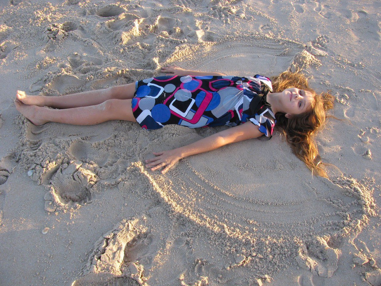 Making Sand Angels