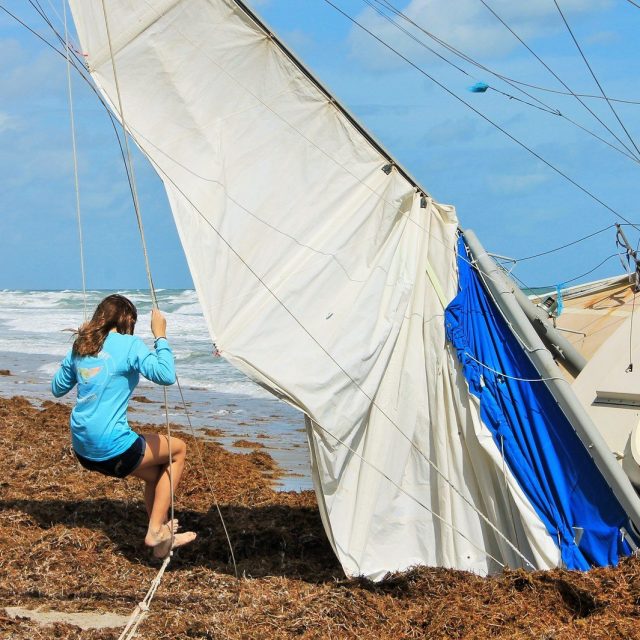 When Irma Brought The "Cuki" To Shore.