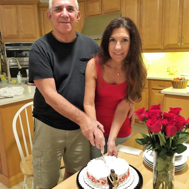 Wedding Cake Cutting At Home