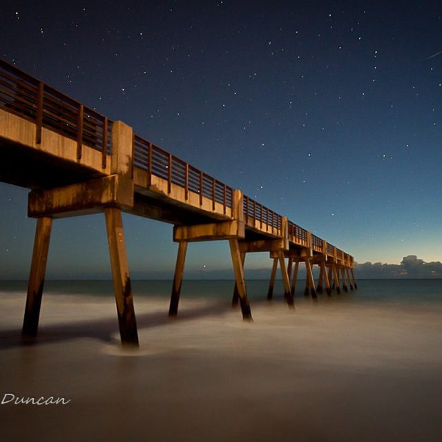Meteor At The Vero Pier