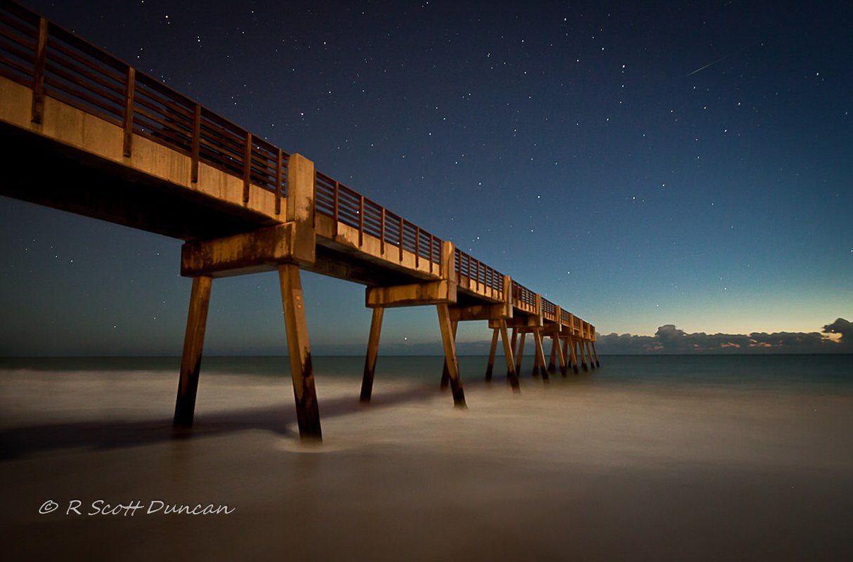 Meteor At The Vero Pier