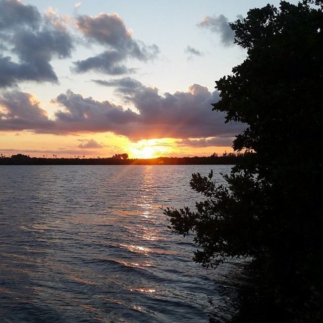 Sunset On The River