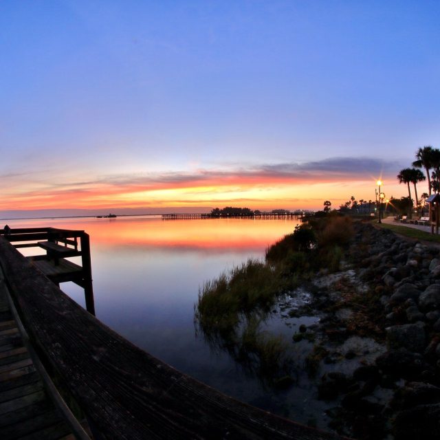 Indian River Lagoon In Sebastian Florida