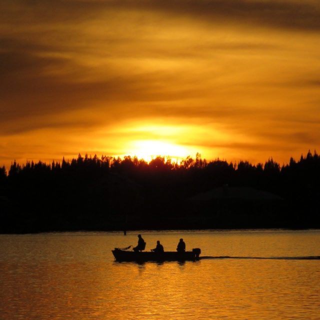 Sunset Canoe