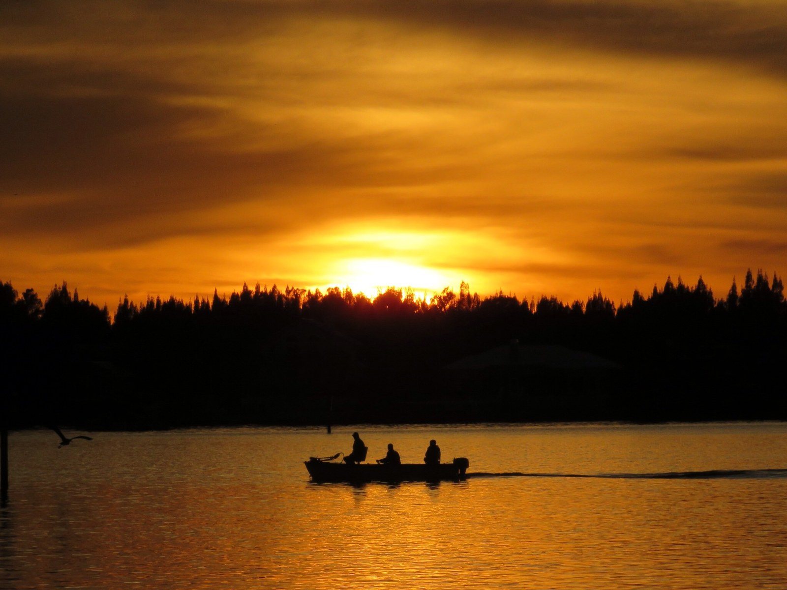 Sunset Canoe