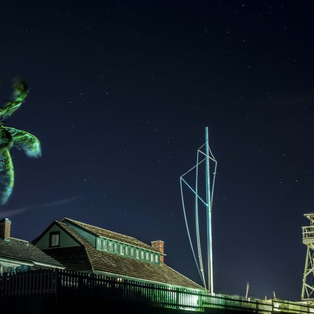 House Of Refuge At Night , Hutchinson Isl.