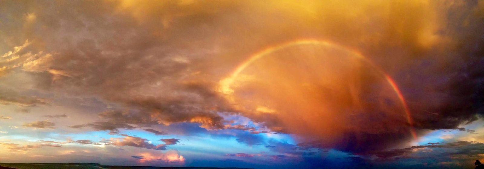 Rainbow At Sunset - Humiston Beach