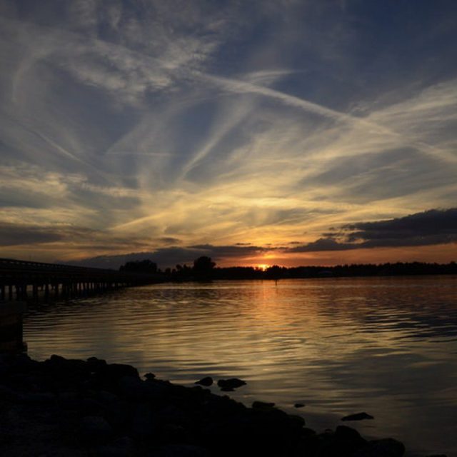 Sunset At Inlet