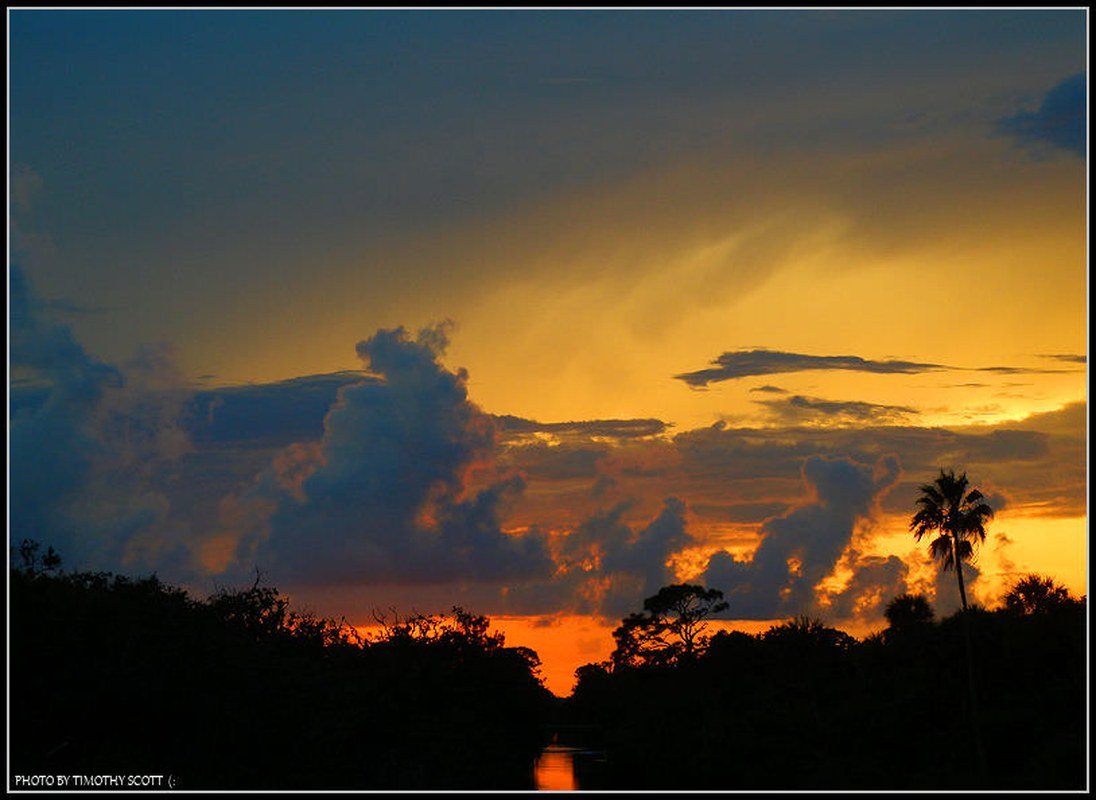 Looking West On The Bridge That Is Between Pelican Point And The Barber Bridge.