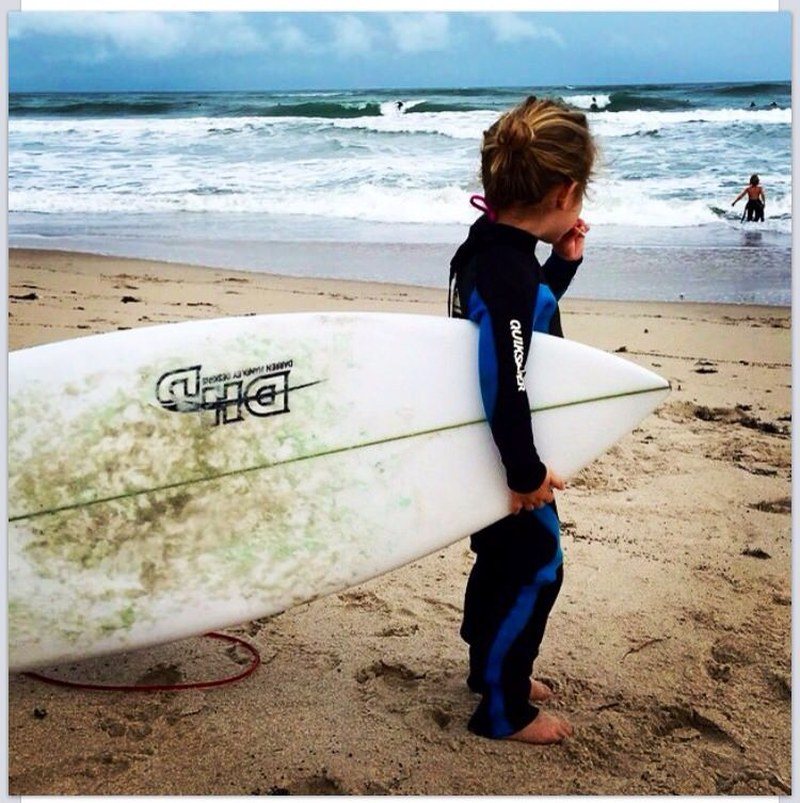 Little Isla Jane Ready To Paddle Out!