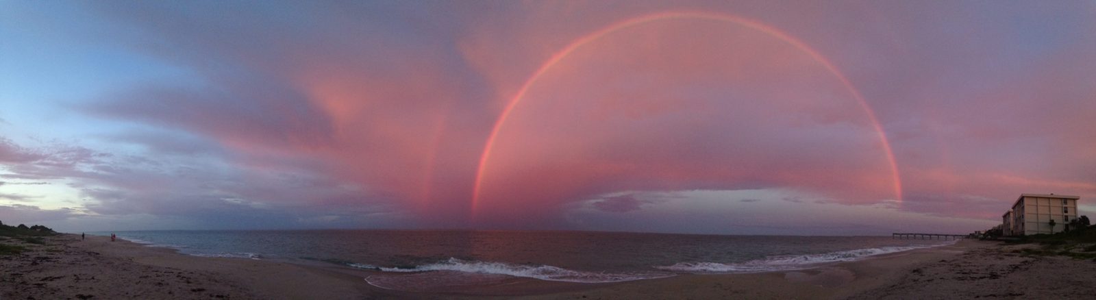 Double Rainbow Over Vero Beach. I Just Wanted To Share This Image Which Is Taken