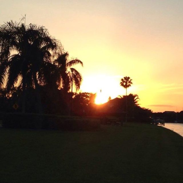 River Sunset