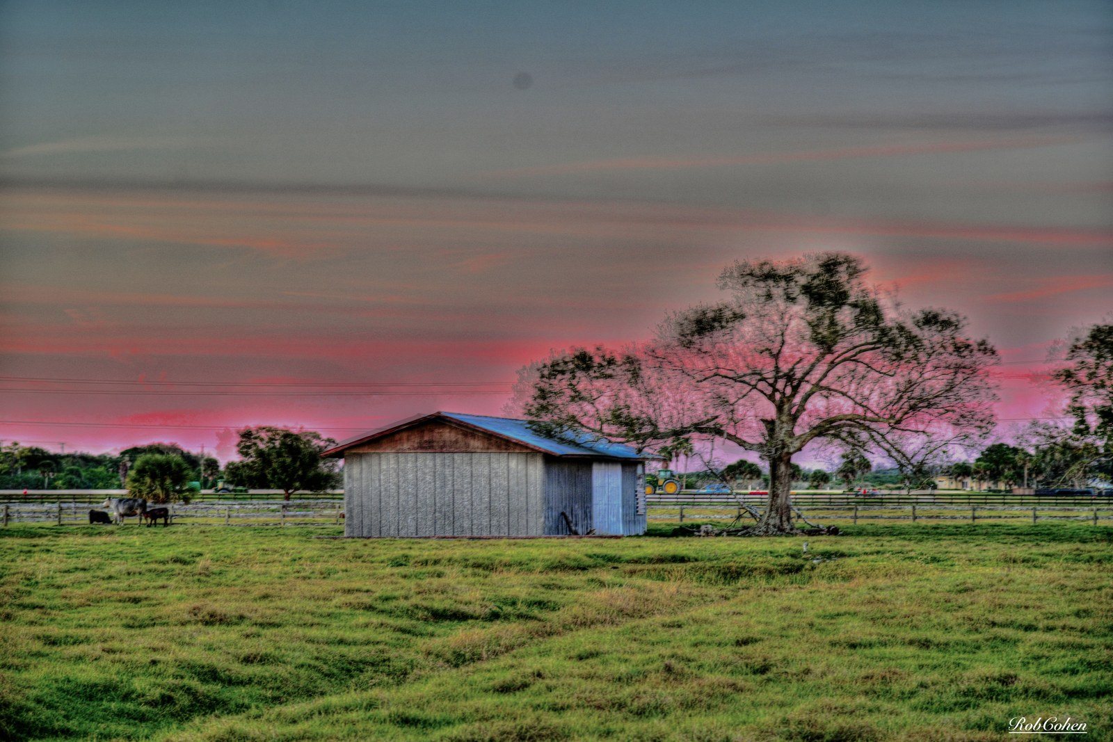 Vero Beach Farm At Dusk : The Other Side Of Vero