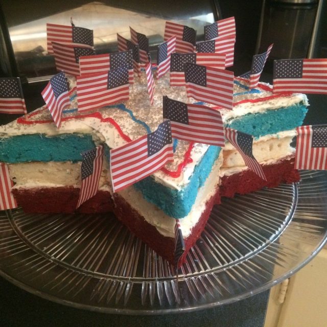 Celebrating The Red White And Blue
