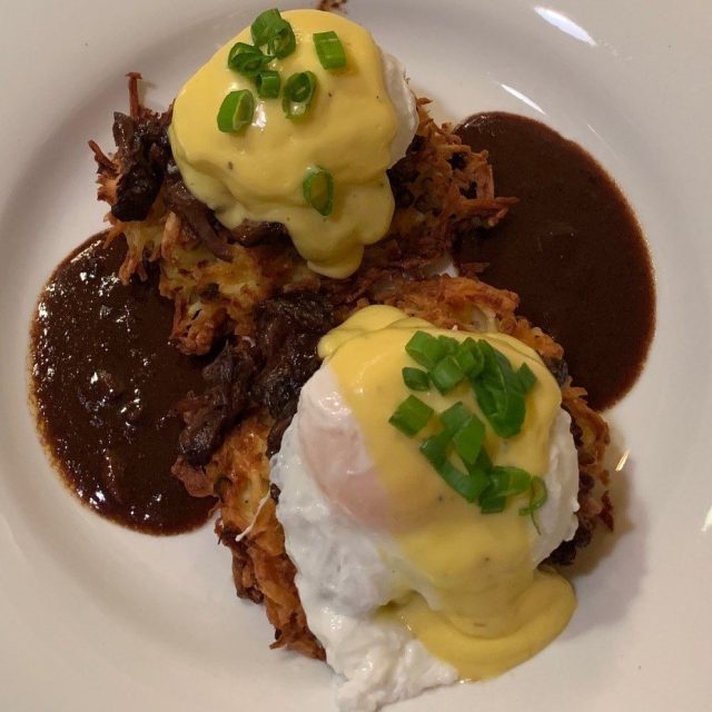 Decadent Short Rib Benny
