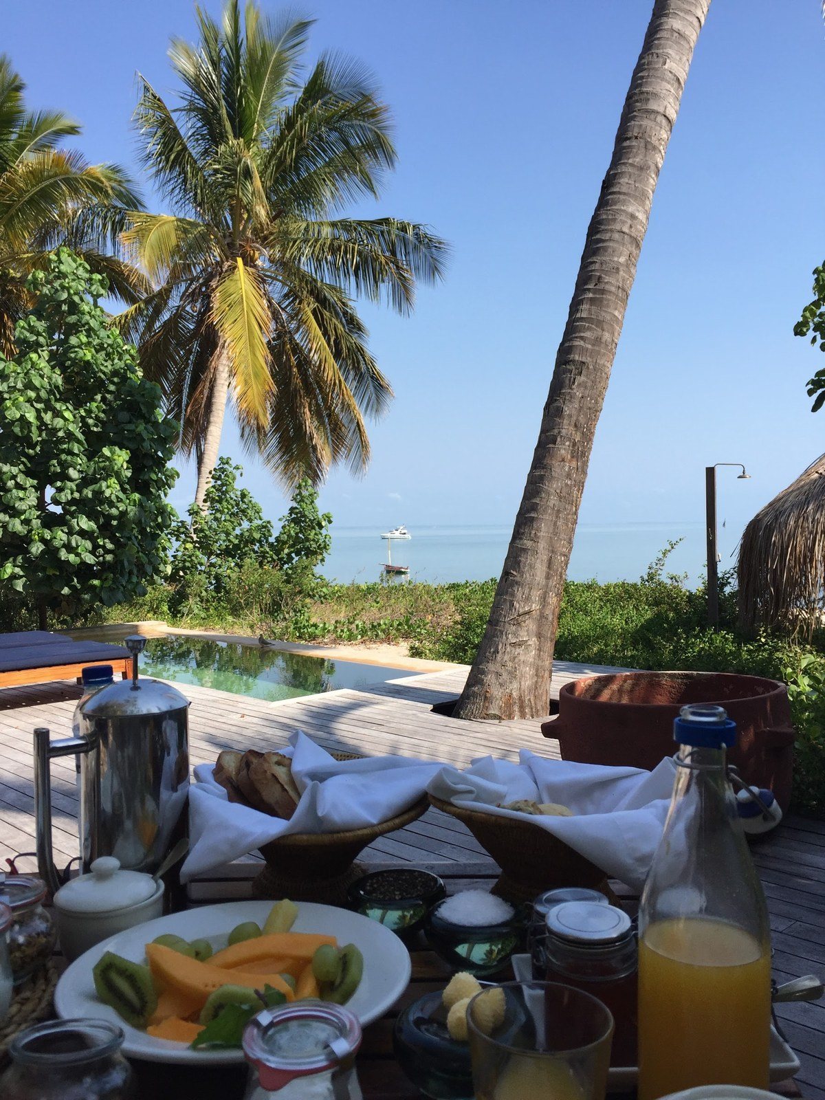 Breakfast, Benguerra Island, Mozambique