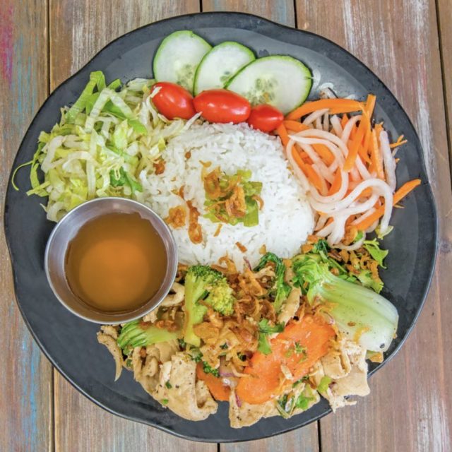 Vietnamese Chicken & Vege Rice Platter